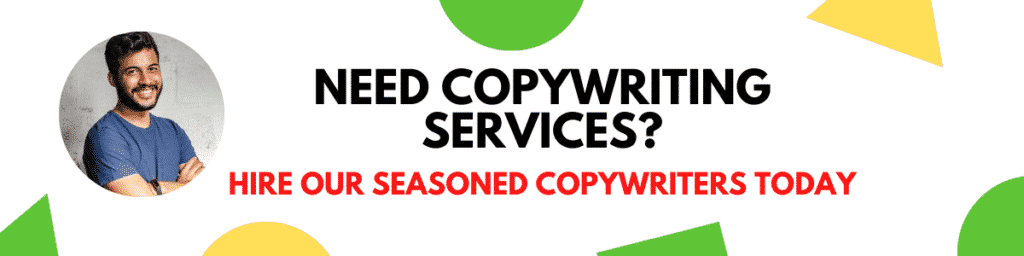 Copywriting services at content clerks