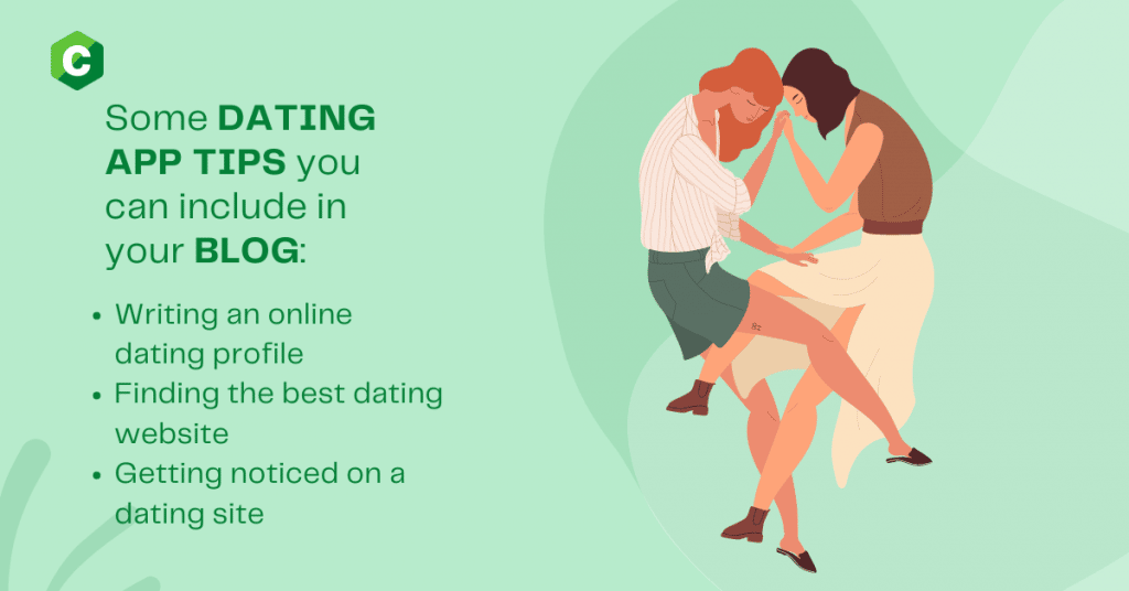 A graphic illustration of a couple holding each other: relationship topics to write about